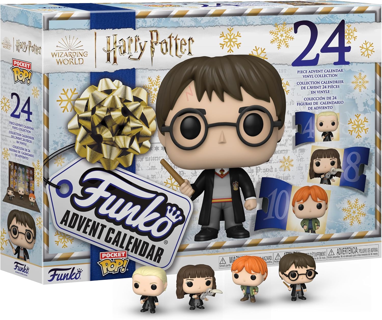 Funko Advent Calendar: Harry Potter - Rubeus Hagrid - 24 Días de Sorpresas - Minifigura de Vinilo Coleccionables - Caja Misteriosa - Idea de Regalo - Holiday Xmas para Chicas y Chicos