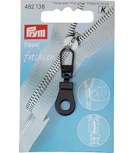 Prym Love Deko-Reißverschluss – 20 Cm, Hellblau, Mit Spitzenband