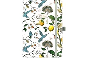 ARTFAN 2026 Diary - Diary 2026 Week to View, Jan. 2026 - Dec. 2026, Inner Pocket, Elastic Closure, 21.5 x 15.5 cm, White