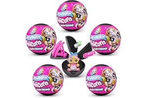 5 Surprise Unicorn Squad Series 6 Newborn Unicorn Glow Squad Mystery Collectible Capsule (5 Pack)