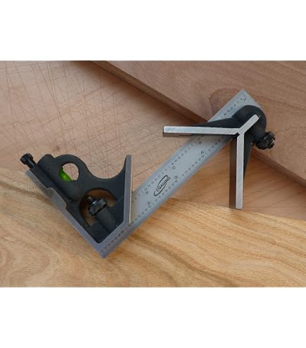 4 Piece Combo Square Ruler Accusize 12