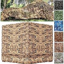 Rete Mimetica Mdurian 4x6m - Per Campeggio, Caccia E Ombreggiatura, Impermeabile E Resistente - Foto 8