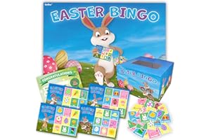 TAYLISE EASTER BINGO – Fun Easter Party Game – Play with Family, Kids, School Children Over Holidays – Up to 20 Players