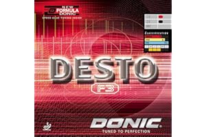 Donic Caoutchouc Néanmoins F3, Options d' 1,8 mm, Noir