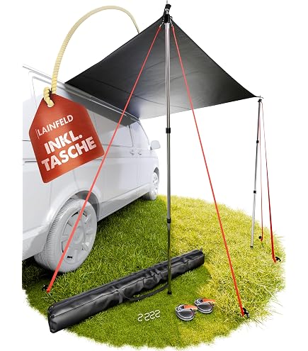 Tatonka Van Tarp TC (250 x 250 cm) - Vordach für Camping-Busse verschiedener Herstellermarken - Zur Befestigung in Kederschienen (7 BZW. 3,5 mm)