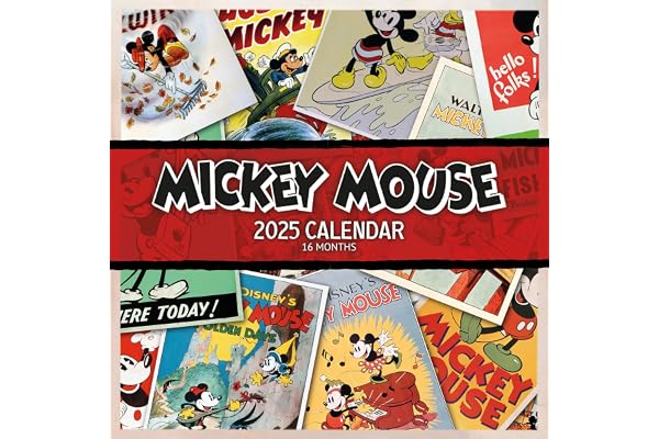 Mickey & Minnie Mouse (Memories) 2025 Square Calendar