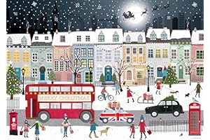 Ravensburger London’s Christmas Spirit 1000 piece Jigsaw Puzzle for Adults and Kids Age 12 and Up