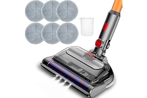 Italdos turbo szczotka myjka do czyszczenia podłóg, kompatybilna z Dyson V7 V8 V10 V11 V15, odkurza i myje, nadaje się do podłóg z marmuru, drewna, w zestawie ściereczki z mikrofibry