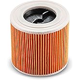 K&auml;rcher Orijinal kartuş filtresi KFI 3310: 1 adet, 1 par&ccedil;a, K&auml;rcher ıslak/kuru elektrikli s&uuml;p&uuml;rge ve elektrikli s&uuml;p&uuml;rge ile u