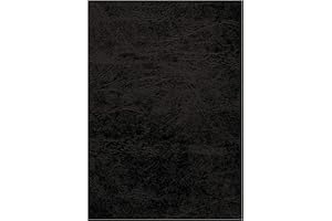 Fellowes Portadas para encuadernar de cartón símil piel Delta Cuero, extra rígido, 250 micras, 100% reciclables, formato A3, con certificación FSC, pack de 100, color negro