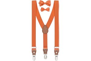 BomGuard bambino bretelle papillon Set 8-17 anni, altezza 135 cm - 175 cm