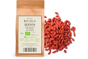 Kamelur Bacche Di Goji BIO Essiccate - Bacche Di Goji BIO Non Zuccherate Come Spuntino O Come Aggiunta A Un Delizioso Muesli 1 Kg (Confezione Da 1)