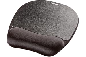 Fellowes Everyday Mousepad mit Handgelenkstütze - Ergonomisches Mauspad für Computer-Laptop, Ergonomische Handgelenkstütze - Schwarz