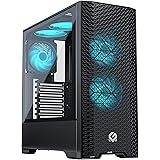 MTALLICGAR MetallicGear Neo Air ATX Mid-Tower High Airflow Mesh Front Design, 2X 120 RGB Skiron Fans, RGB Controller…
