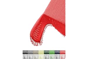 BRANDSSELLER Obrus ogrodowy, odporny na warunki atmosferyczne, antypoślizgowy, obrus na balkon i kemping, obrus do użytku na zewnątrz, prostokątny, 130 x 160 cm, czerwony