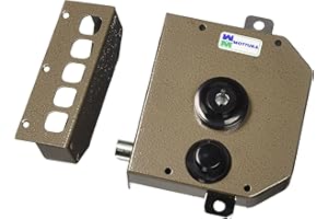 Mottura - Cerradura triple con medio giro Bomba - cilindro de 30 mm de diámetro con longitud externa de 50 mm