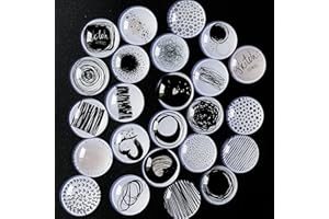 HERZWILD 24 magnesy na lodówkę, do biura, dekoracyjne szklane kaboszony, magnesy 3D na lodówkę, tablicę magnetyczną, tablicę suchościeralną, tablicę korkową itp