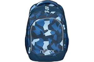 neoxx Fly Schulrucksack - Rucksack für die Schule, leichter Schulranzen als recycelten PET-Flaschen, Schultasche für Mädchen und Jungen