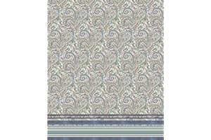 Bassetti NOTO Foulard de algodón 100% en Color Gris G1, Dimensiones: 350 x 270 cm -9322061