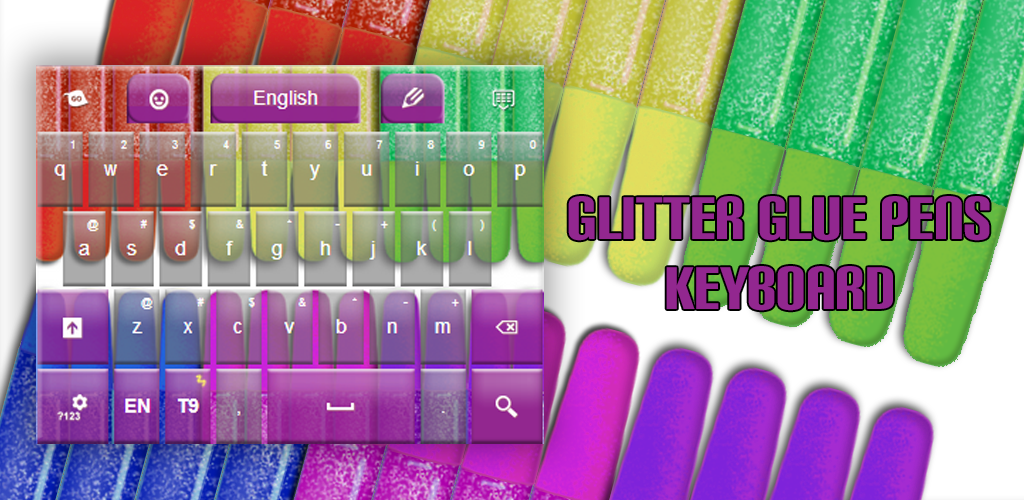 Glitter Glue Pens Keyboard Amazon.co.uk Apps & Games