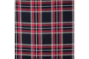 Panini Tessuti, Ritagli di Tessuto Tartan 1 MT x 145 cm - Fantasia Scozzese Ideale per creazioni sartoriali: Camicie, gonne, Kilt.