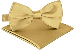 BomGuard Papillon uomo adulto donna - con fazzoletto da taschino seta - smoking camicia abito coordinati