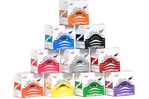 ‎NASARA Nasara Original Kinesiologie Physio Sport Tape: Sparset mit 10 Tapes für Sport und Medizin, Rollengröße 5cm x 5m