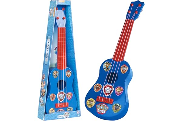 PAW PATROL- Jouet Guitare, 1383720, Red