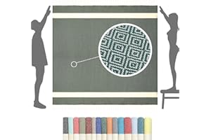 FLORA FURORA Ręcznik Plażowy, bawełna 200x200 cm duży | Fouta Ręcznik & Koc: kompaktowy, długi lekki cienki | koc piknikowy, hammam ręcznik sauna ręcznik, panie mężczyźni