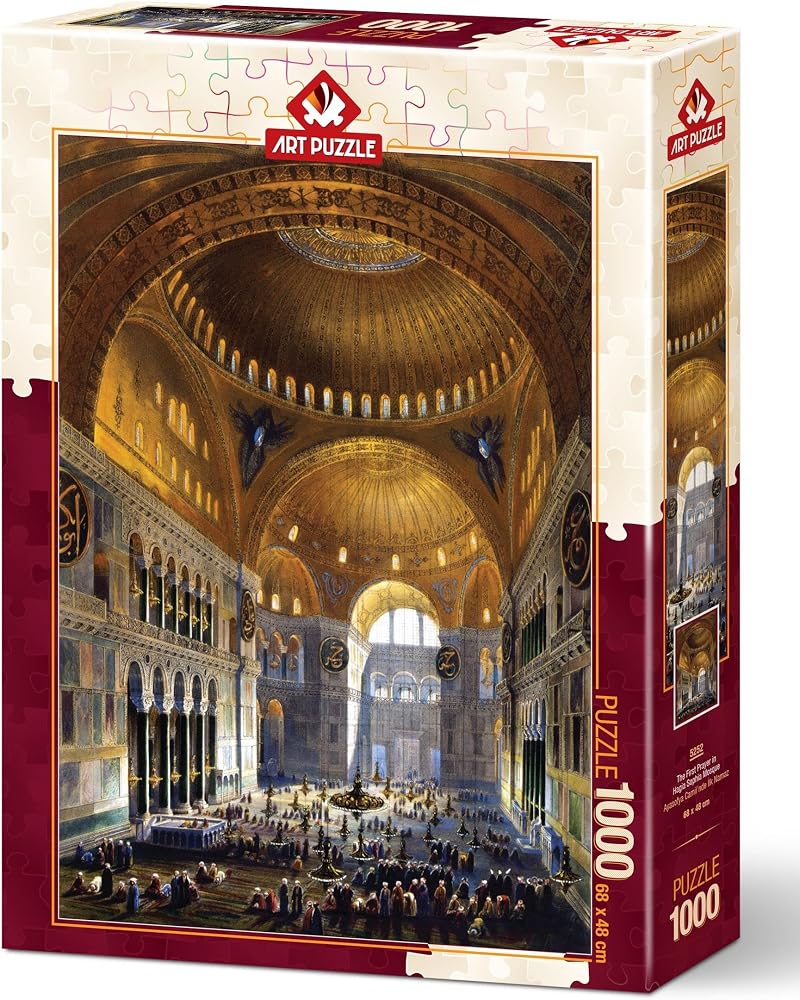Art Puzzle Ayasofya Camii'nde İlk Namaz 1000 Parça Puzzle