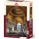 Art Puzzle First Prayer in Hagia Sophia Mosque 1000 Pieces Puzzle