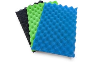 LTWHOME Filterschwämme Teich für Lotus Green Genie 12000(3 Stück)