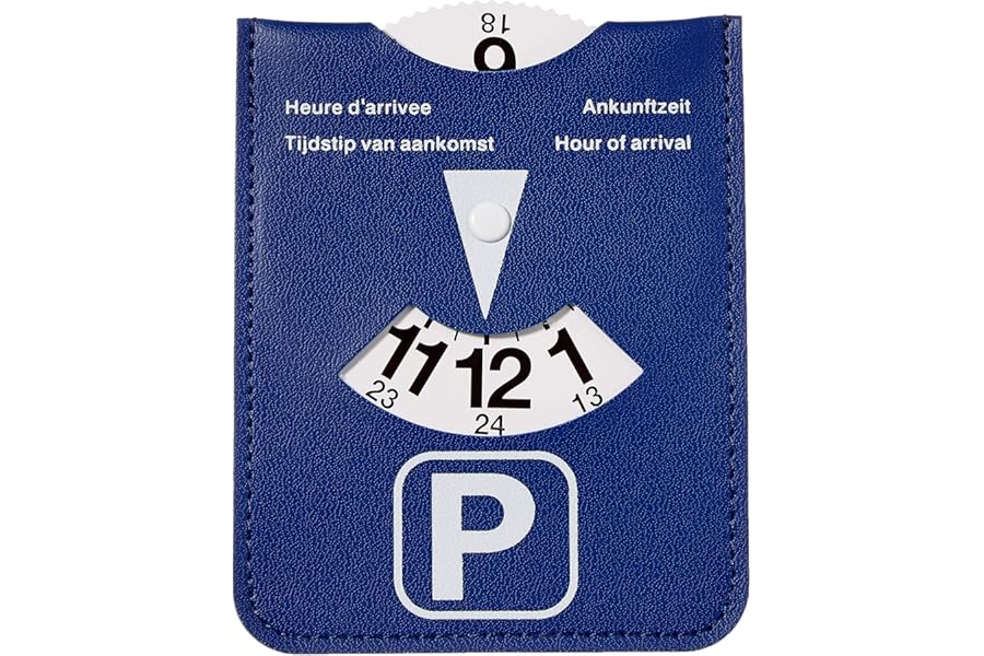 Kangaro K-0035D220 Parking Disc Blue Artificial Leather Holder