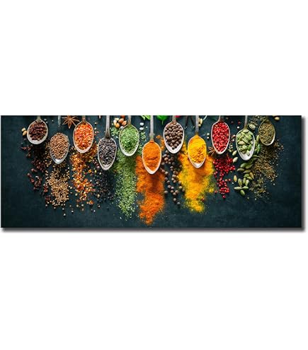 Artissimo Glasbild Küche 125x50 Cm – Lustiges Tanzendes Gemüse Küchendeko
