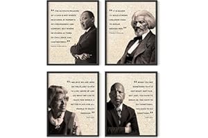 HAUS AND HUES African American Art Black History Poster für Klassenzimmer, schwarze Geschichte, Monatsdekorationen und afroamerikanische Poster für Klassenzimmer, afrikanische amerikanische Wandkunst,