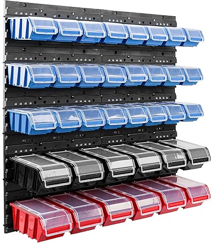 33 Stück Stapelboxen Rot - 155x100x70mm Sichtlagerboxen Für Kleinteile