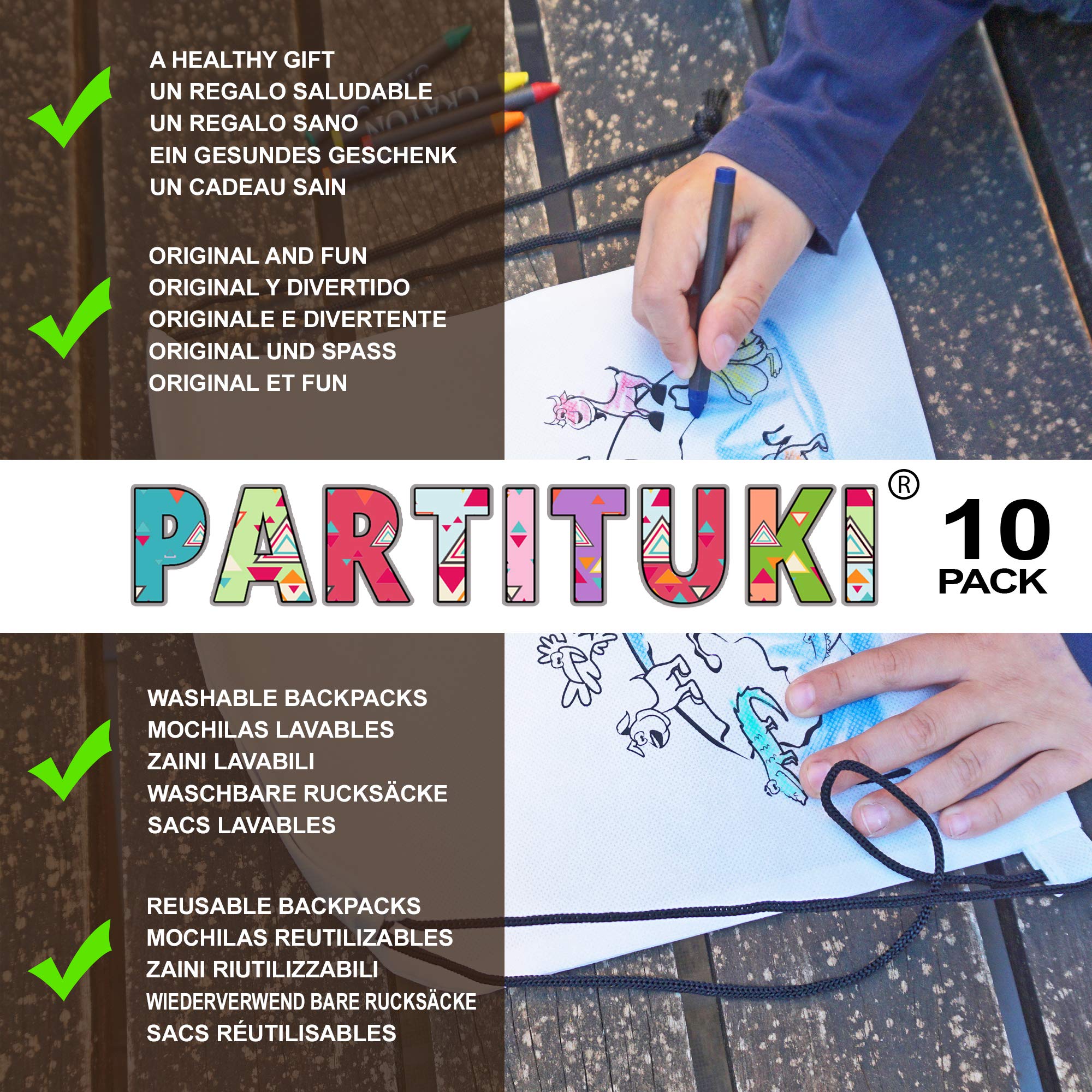 Petits-Cadeaux-Anniversaire-Partituki-Lot-de-10-Sacs--Colorier-pour-Enfants-avec-des-Cires-Colores-Dtail-pour-Ftes-danniversaire-des-Enfants-Pignata