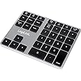 Lazmin112 Kabelloses Nummernpad Bluetooth - Slim Tastatur Für Buchhaltung & Office