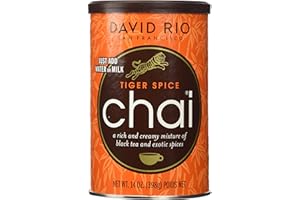 David Rio tigre Spice Chai, 14 oz. – 2 botes