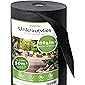 DAWIDU Gartenvlies Unkrautvlies 150g/m2 [50m²] inkl. 50 Erdanker Set verzinkt Natürlich gegen Unkraut - Premium Anti…