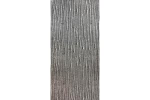 Grace Baltic paneles de pared 3D, revestimiento de PVC, decoración de pared, elásticos, 1 mm de grosor (14, ‎onda Gris)