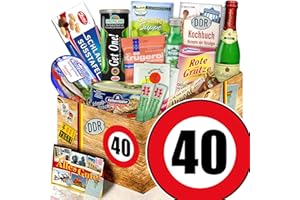 OSTPRODUKTE-VERSAND.DE DDR Geschenk L/Spezial Geschenk/Geburtstag 40 / Geschenkset für Ihn