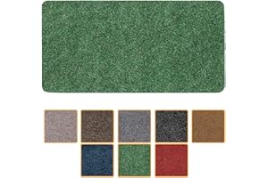 ANRO Wycieraczka zatrzymująca brud, antypoślizgowa, zmywalna, wytrzymała, do wejścia, drzwi wejściowych, korytarza, wewnątrz i na zewnątrz, Poet kuchnia, 80 x 40 cm (prostokątna)