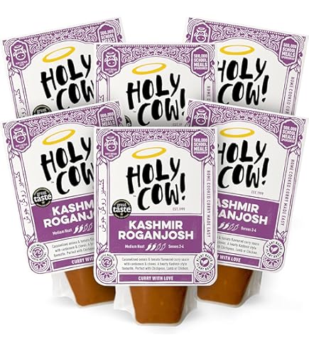 Holy Cow! Indian Curry Sauces : Curry Kit Sauce Selection Pack  6 X V1 - View #6