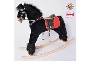 BLACK Handmade Rocking Horse Titan VII from MJMARK