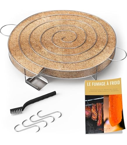 Beukenhoutzaagsel, 9 kg, professionele kwaliteit voor koud roken, 100% natuurlijk, korrelgrootte 0,5-1 mm, rookgenerator, vlees- en visrookoven, gemaakt in Frankrijk, PDF-handleiding om te downloaden