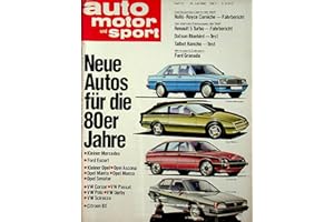 DAS GEBURTSTAGSGESCHENK HISTORISCHE ZEITSCHRIFTEN Echte, historische Zeitschrift von 1980 - Garantiert 45 Jahre alt - Personalisiertes Geschenk 45. Geburtstag Mann - Original aus Jahr 1980 - Die Geschenkidee für Männer - Auto Motor Sport 15/1980