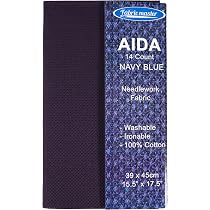 Mouldmaster Tela Aida a 14 punti, verde, 49 x 45 cm, 49x45cm, 100 Unità