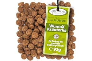 Dirk Drexel WumoX Kräuterlis für Hunde | Leckerlis mit Kräuterextrakten | natürliche Ernährung zur Stärkung des Darmmilieus | mit echtem Wermut | natürliche Alternative