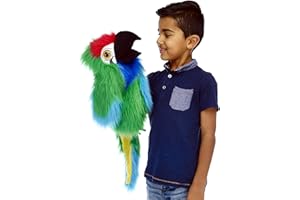 The Puppet Company - Large Birds - Military Macaw Hand Puppet